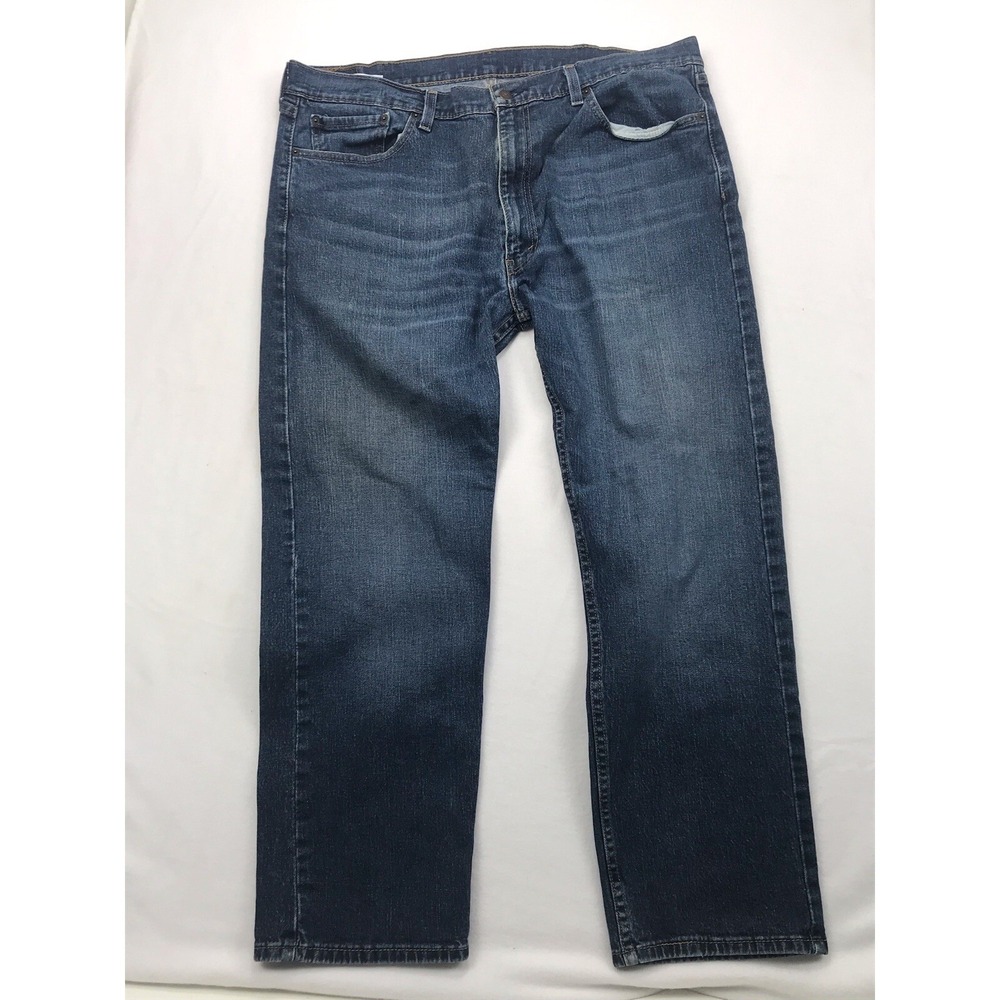 Levis 505 Red Tab Men's Blue Denim Jean's Pant Size W40XL30 (42x29 act) Straight